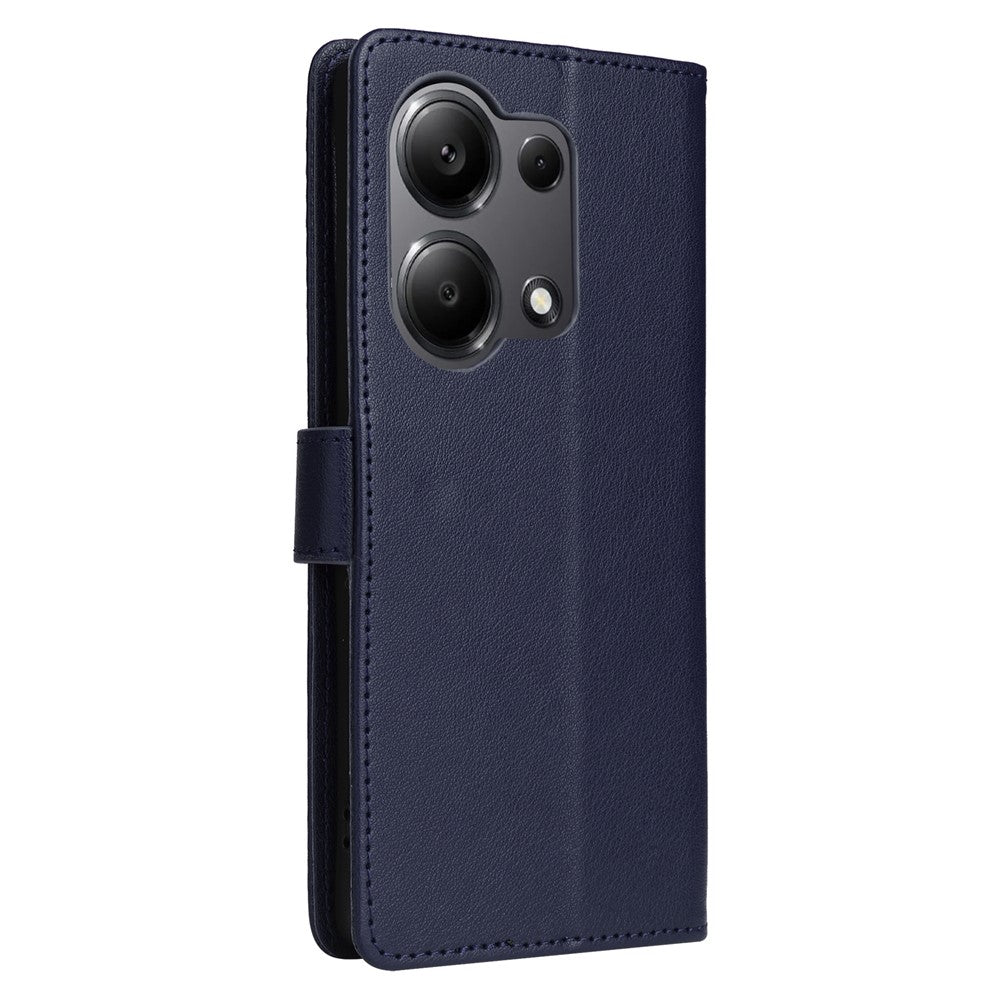 For Xiaomi Redmi Note 13 Pro 4G / Poco M6 Pro 4G Leather Case Card Slots Phone Stand Cover