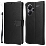 For Xiaomi Redmi Note 13 Pro+ 5G Case PU Leather Stand Phone Cover with 3 Card Slots