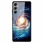 For Samsung Galaxy A05s 4G Cell Phone Cases PC+TPU+Tempered Glass Anti-fall Shell