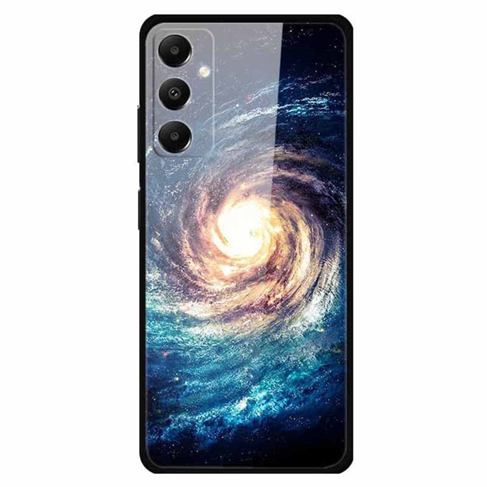 For Samsung Galaxy A05s 4G Cell Phone Cases PC+TPU+Tempered Glass Anti-fall Shell