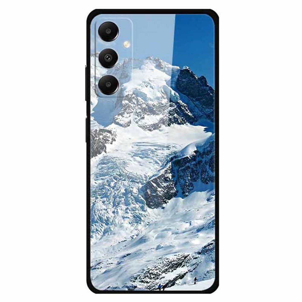 For Samsung Galaxy A05s 4G Cell Phone Cases PC+TPU+Tempered Glass Anti-fall Shell