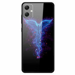 Til Samsung Galaxy A05 4G etui PC+hærdet glas+TPU stødsikker telefoncover