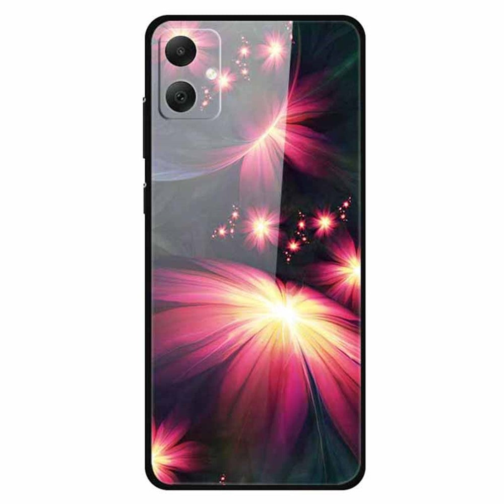 Til Samsung Galaxy A05 4G etui PC+hærdet glas+TPU stødsikker telefoncover
