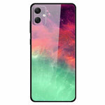 Til Samsung Galaxy A05 4G etui PC+hærdet glas+TPU stødsikker telefoncover
