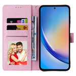 Til Samsung Galaxy A35 5G lædercover med RFID-blokerende kortlommer