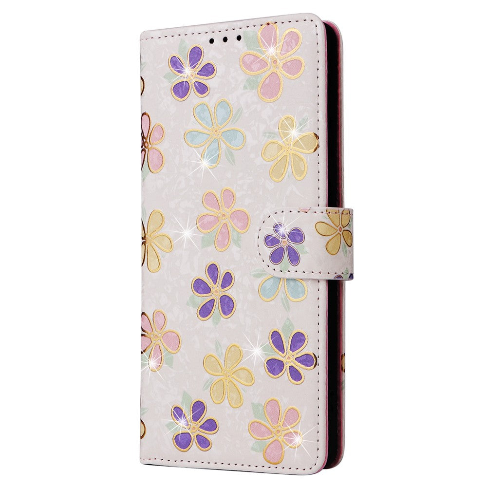 For Xiaomi Redmi Note 13 4G Case Lacquered Leather Cover with RFID Blocking Card Slots