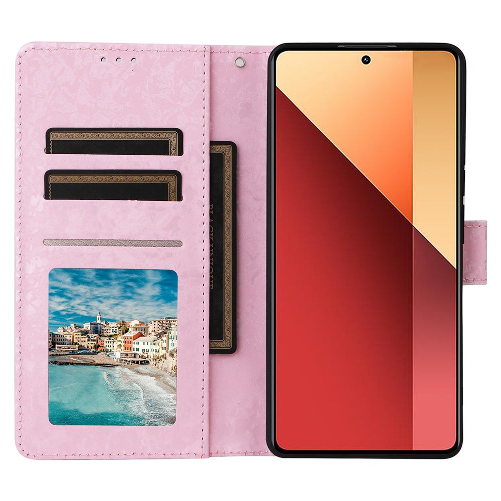 Xiaomi Redmi Note 13 Pro 4G / Poco M6 Pro 4G mobilskal RFID-blockerande plånboksfodral i läder