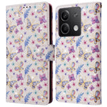 For Xiaomi Redmi Note 13 5G Wallet Case RFID Blocking Lacquered Leather Cover
