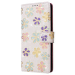 Xiaomi Redmi Note 13 Pro 5G / Poco X6 5G-skal Lackerat blommigt läderplånboksfodral