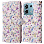 For Xiaomi Redmi Note 13 Pro 5G / Poco X6 5G Case Lacquered Flower Leather Wallet Phone Cover