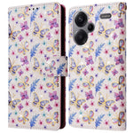 For Xiaomi Redmi Note 13 Pro+ 5G Case Leather Lacquered Phone Cover RFID Blocking