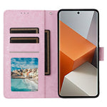 For Xiaomi Redmi Note 13 Pro+ 5G Case Leather Lacquered Phone Cover RFID Blocking
