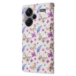 For Xiaomi Redmi Note 13 Pro+ 5G Case Leather Lacquered Phone Cover RFID Blocking