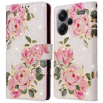 For Xiaomi Redmi Note 13 Pro+ 5G Case Leather Lacquered Phone Cover RFID Blocking