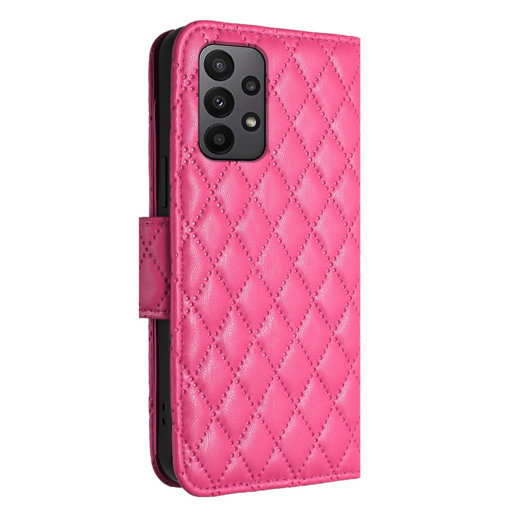 For Samsung Galaxy A33 5G Leather Case Phone Stand Cover with 7 Card Slots and Hand Strap