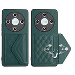 YB Leather Coating Series-8 Til Honor X9b 5G / Magic6 Lite 5G Standercover RFID-blokerende Kortlommer Telefoncover