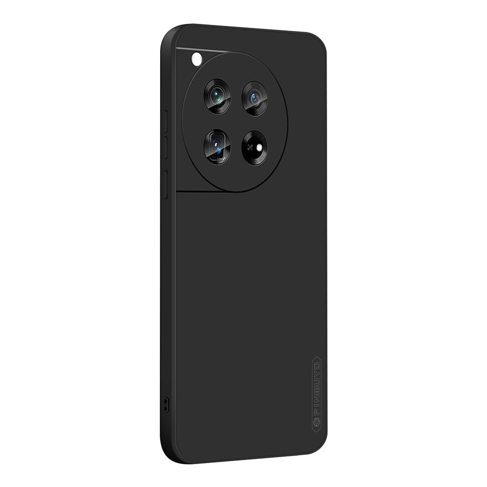 PINWUYO JK Touching Series för OnePlus 12 5G-skal med reptåligt mjukt TPU-bakstycke