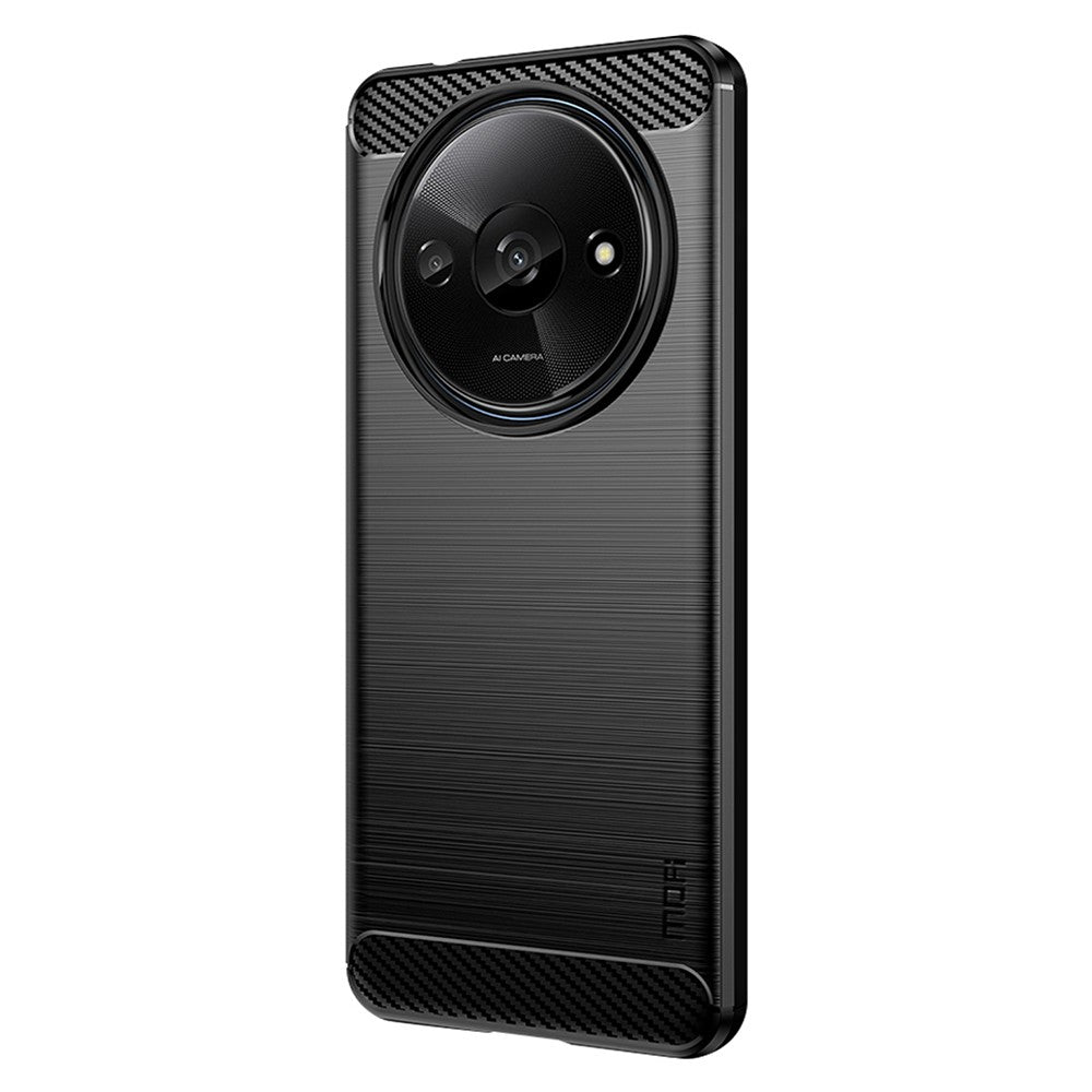 MOFI JK TPU Series-1 For Xiaomi Redmi A3 / Poco C61 4G Protective Case TPU Phone Cover Carbon Fiber Texture