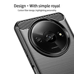 MOFI JK TPU Series-1 For Xiaomi Redmi A3 / Poco C61 4G Protective Case TPU Phone Cover Carbon Fiber Texture