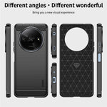 MOFI JK TPU Series-1 For Xiaomi Redmi A3 / Poco C61 4G Protective Case TPU Phone Cover Carbon Fiber Texture