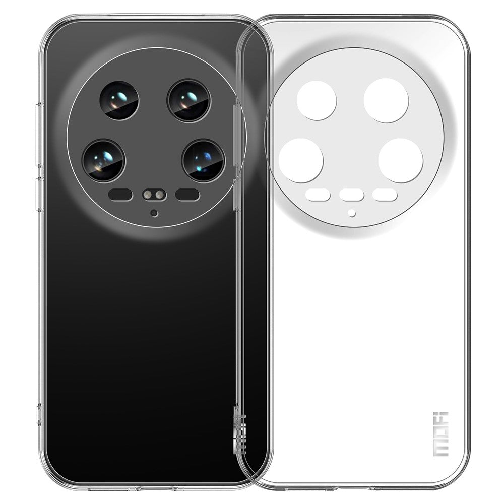 MOFI För Xiaomi 14 Ultra TPU-skal Transparent mobilskydd Reptåligt