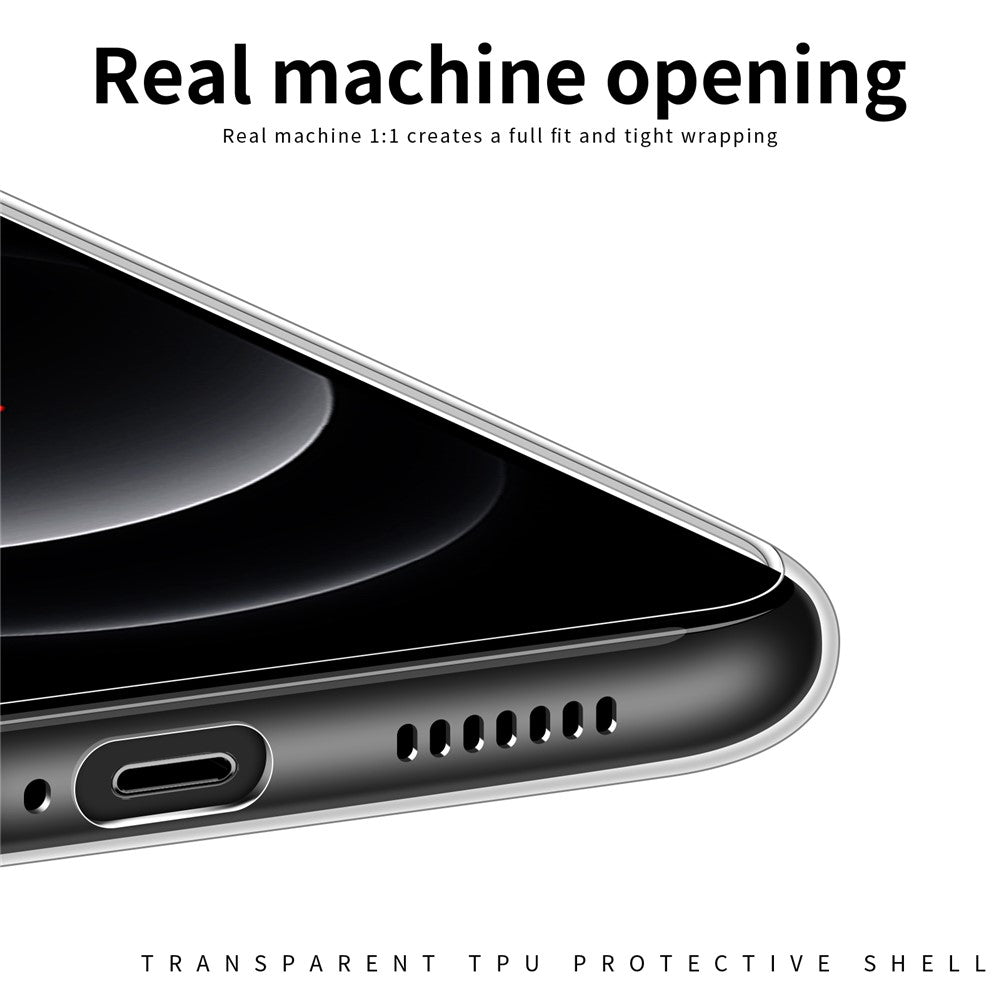 MOFI For Xiaomi 14 Ultra TPU Case Transparent Phone Cover Anti-scratch