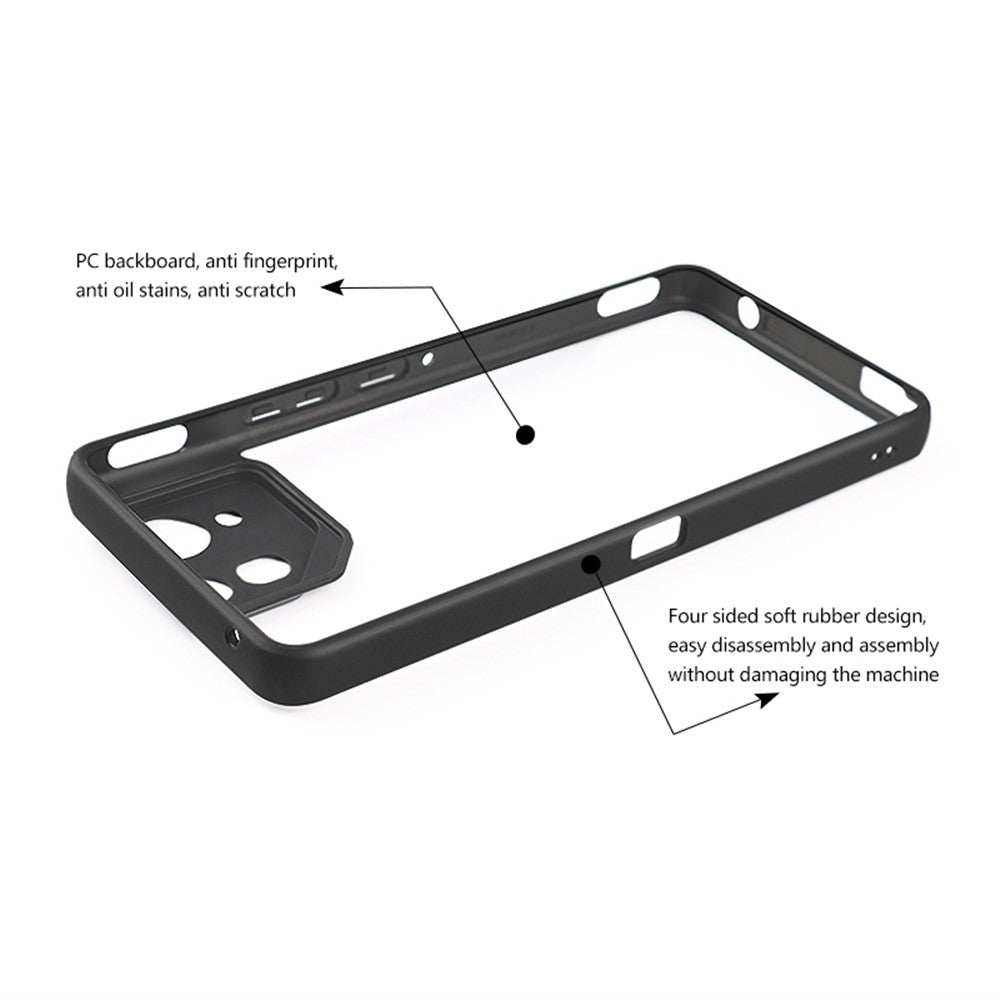 For Asus ROG Phone 8 5G / Phone 8 Pro 5G Cell Phone Cases Slim-Fit TPU + PC Cover