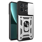 Xiaomi Poco X6 Pro 5G / Redmi K70E 5G-skal PC+TPU fallskyddande mobilskal med glidande linsfönster