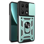 For Xiaomi Redmi Note 13 Pro 4G / Poco M6 Pro 4G Phone Case Slide Lens Guard Bump Proof PC+TPU Shell