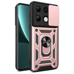 For Xiaomi Redmi Note 13 4G Case Scratch-resistant PC+TPU Kickstand Phone Shell