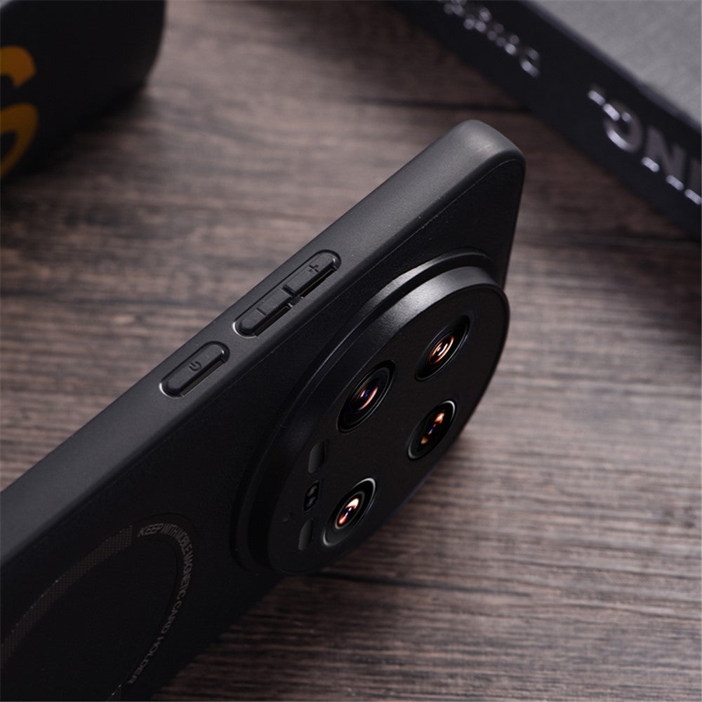 Xiaomi 14 Ultra magnetisk cover med TPU belagt med PU-læder, magnetisk cover