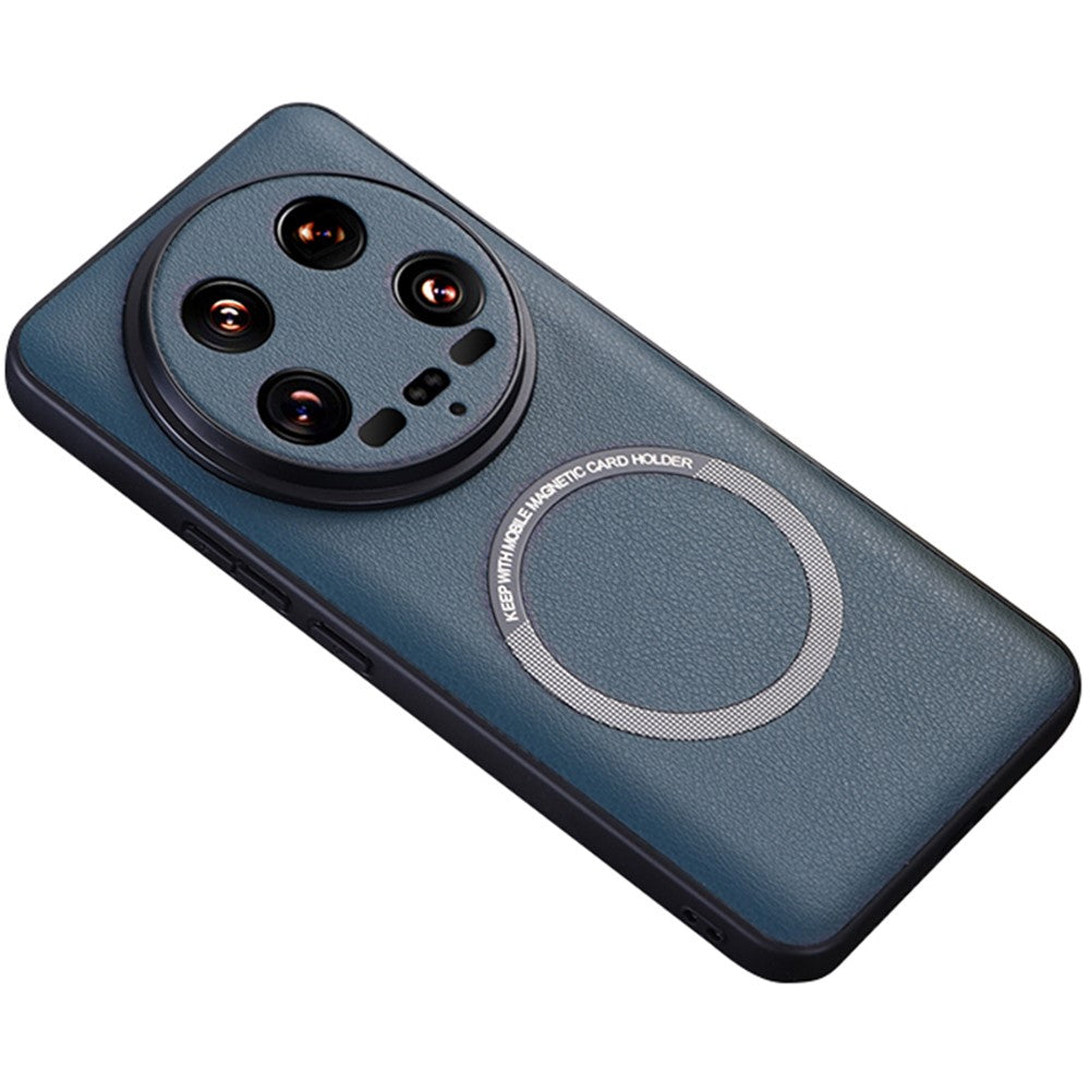 Xiaomi 14 Ultra magnetisk cover med TPU belagt med PU-læder, magnetisk cover