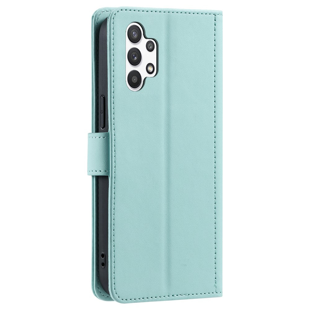 For Samsung Galaxy A32 5G / M32 5G Case Rhombus Grid Wallet Crossbody Phone Bag Cover