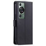 Huawei P60 / P60 Pro Plånboksfodral Lädermobilfodral Romb Rutmönster