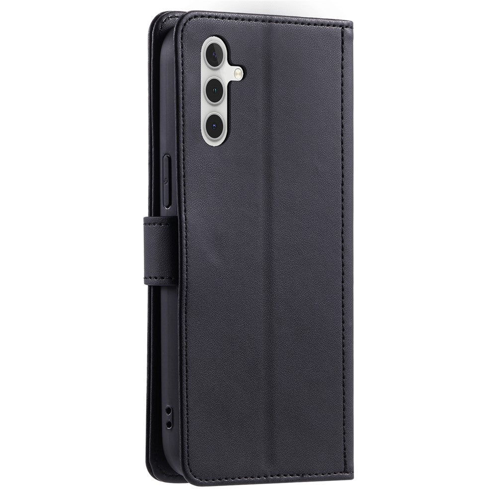 Samsung Galaxy A14 5G / 4G-etui, tegnebogsetui, sammenklappeligt stativ, læderetui med remme