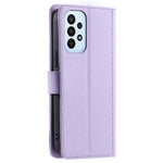 Til Samsung Galaxy A33 5G Lædercover Diamantgitter Telefoncover med Pungstativ
