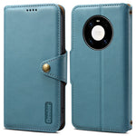 DENIOR Magnetiskt mobilskal för Huawei Mate 40 Pro 4G / Mate 40 Pro 5G - Kohudtextur - Stativfodral