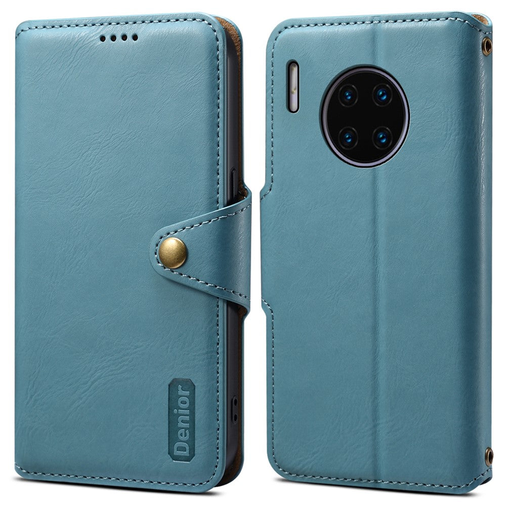 DENIOR For Huawei Mate 30 Pro 4G Case Wallet PU Leather Shockproof Phone Cover