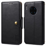 DENIOR For Huawei Mate 30 Pro 4G Case Wallet PU Leather Shockproof Phone Cover
