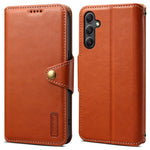DENIOR For Samsung Galaxy A24 4G (162.1 x 77.6 x 8.3mm) Case Wallet PU Leather Flip Phone Cover