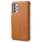 DENIOR For Samsung Galaxy A32 5G / M32 5G Case PU Leather Full Protection Phone Wallet Cover