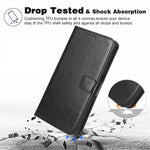 For Xiaomi Redmi A3 4G / Poco C61 4G Wallet Case Crazy Horse Texture Leather Phone Cover Viewing Stand