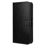 For Xiaomi Redmi A3 4G / Poco C61 4G Wallet Case Crazy Horse Texture Leather Phone Cover Viewing Stand