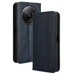 For Xiaomi Redmi A3 4G / Poco C61 4G Vintage Leather Case Folio Flip Wallet Phone Cover