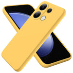 For Xiaomi Redmi Note 13 Pro 4G / Poco M6 Pro 4G Case Soft Touch Liquid Silicone Phone Cover with Strap