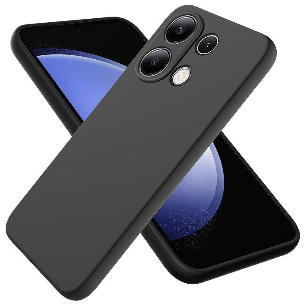 For Xiaomi Redmi Note 13 Pro 4G / Poco M6 Pro 4G Case Soft Touch Liquid Silicone Phone Cover with Strap