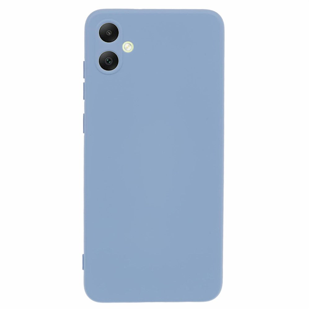 For Samsung Galaxy A04e 4G / F04 4G / M04 4G Cell Phone Case 2.0mm Soft TPU Arc Edge Shockproof Cover - Blue