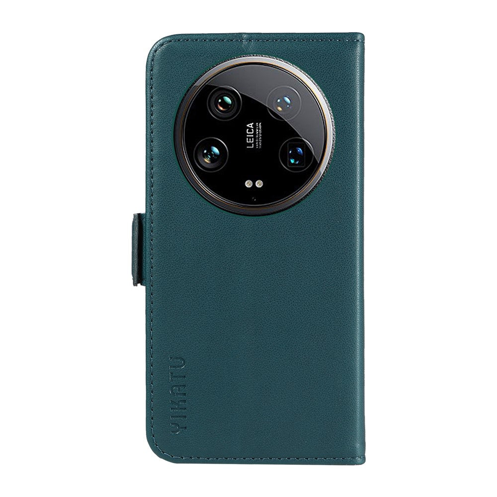 YIKATU YK-003 For Xiaomi 14 Ultra Case Anti-Scratch Leather Wallet Phone Cover