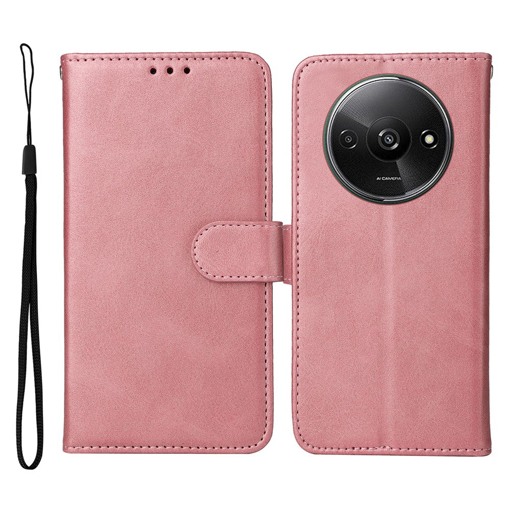 For Xiaomi Redmi A3 4G / Poco C61 4G Case Magnetic Clasp Leather Flip Wallet Phone Cover