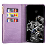 Til Samsung Galaxy A24 4G (162.1 x 77.6 x 8.3mm) Etui Pung Stjernehimmel Udskåret Lædercover